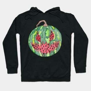 Scary halloween watermelon Hoodie